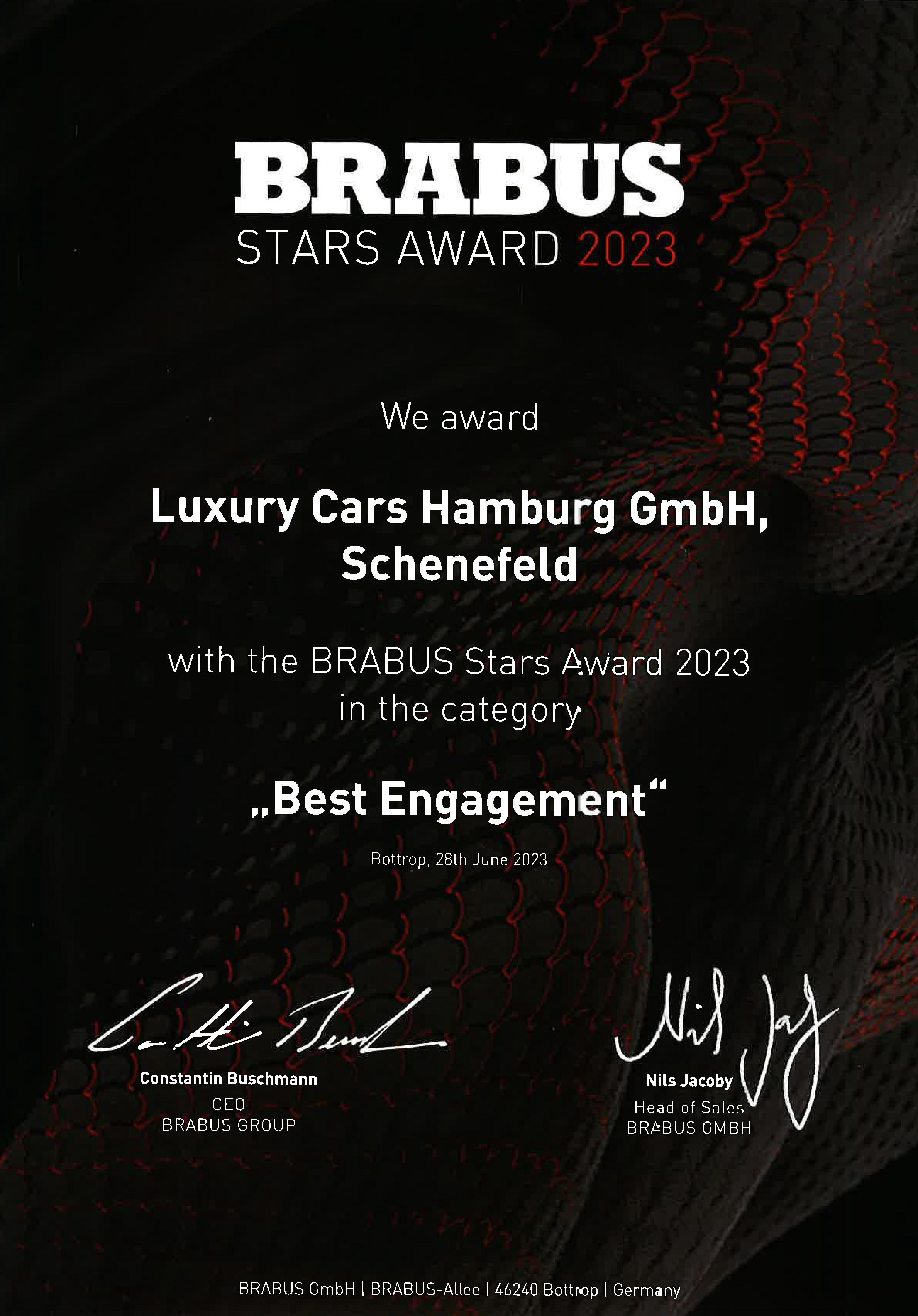 BRABUS award 2023